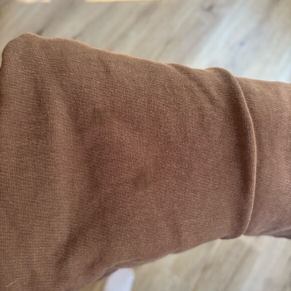 The Mayfair Group "I Am Forever Evolving" wide-leg sweatpants in brown - Picture 7 of 7